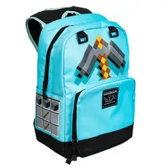 TIOZONEY - Mochila escolar para niños Minecraft