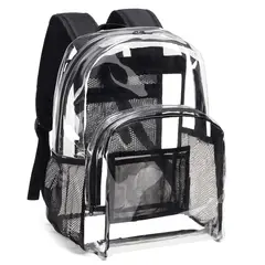 TIOZONEY - Mochila transparente para estudiantes
