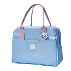 TIOZONEY - Bolsa térmica de lonchera - Azul