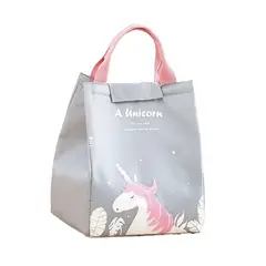 TIOZONEY - Bolsa térmica de lonchera - Gris