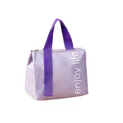 TIOZONEY - Bolsa térmica de lonchera - Morado