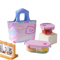TIOZONEY - Bolsa térmica de lonchera - Rosado