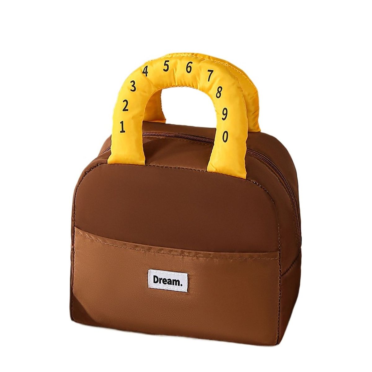 TIOZONEY - Bolsa térmica de lonchera - Marrón