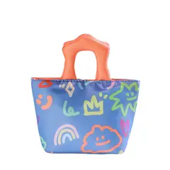 TIOZONEY - Bolsa térmica de lonchera - Azul