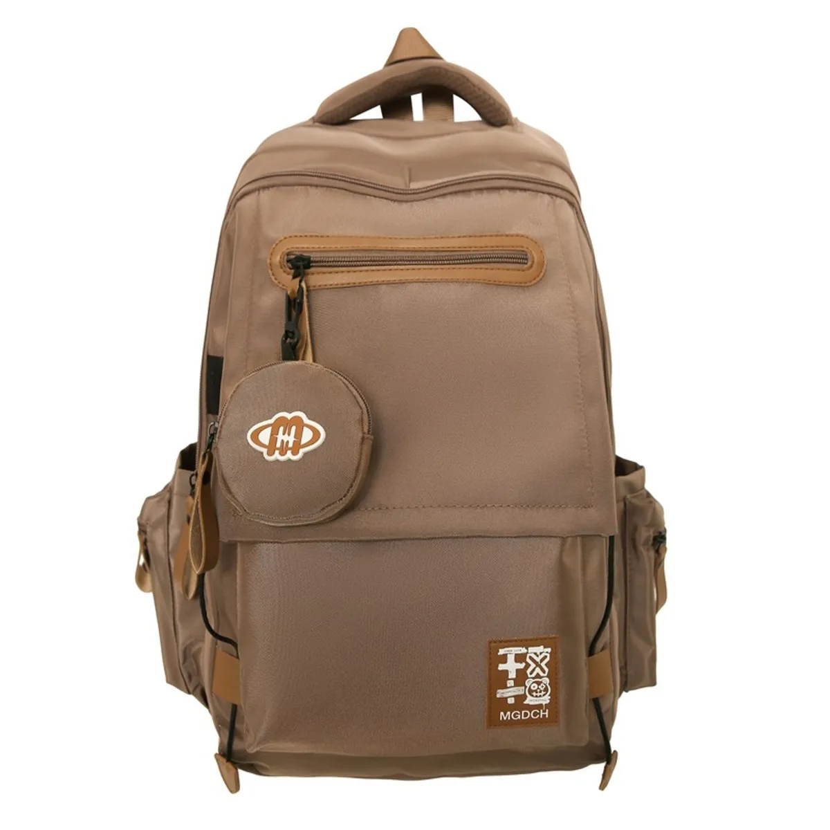TIOZONEY - Mochila de gran capacidad-Marrón