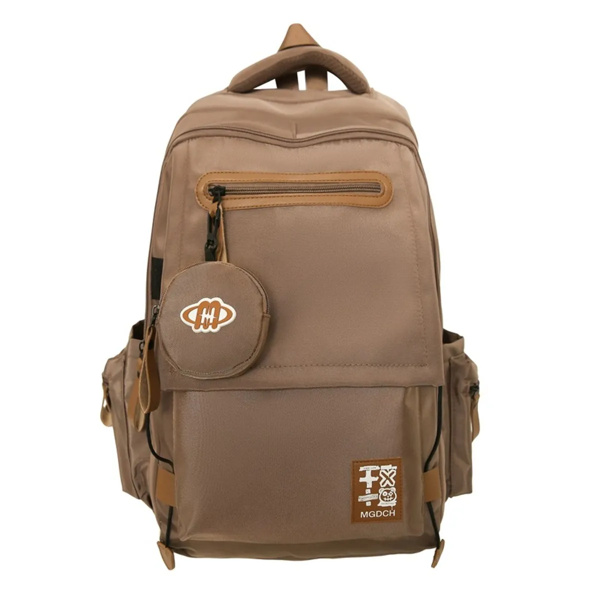 TIOZONEY - Mochila de gran capacidad-Marrón