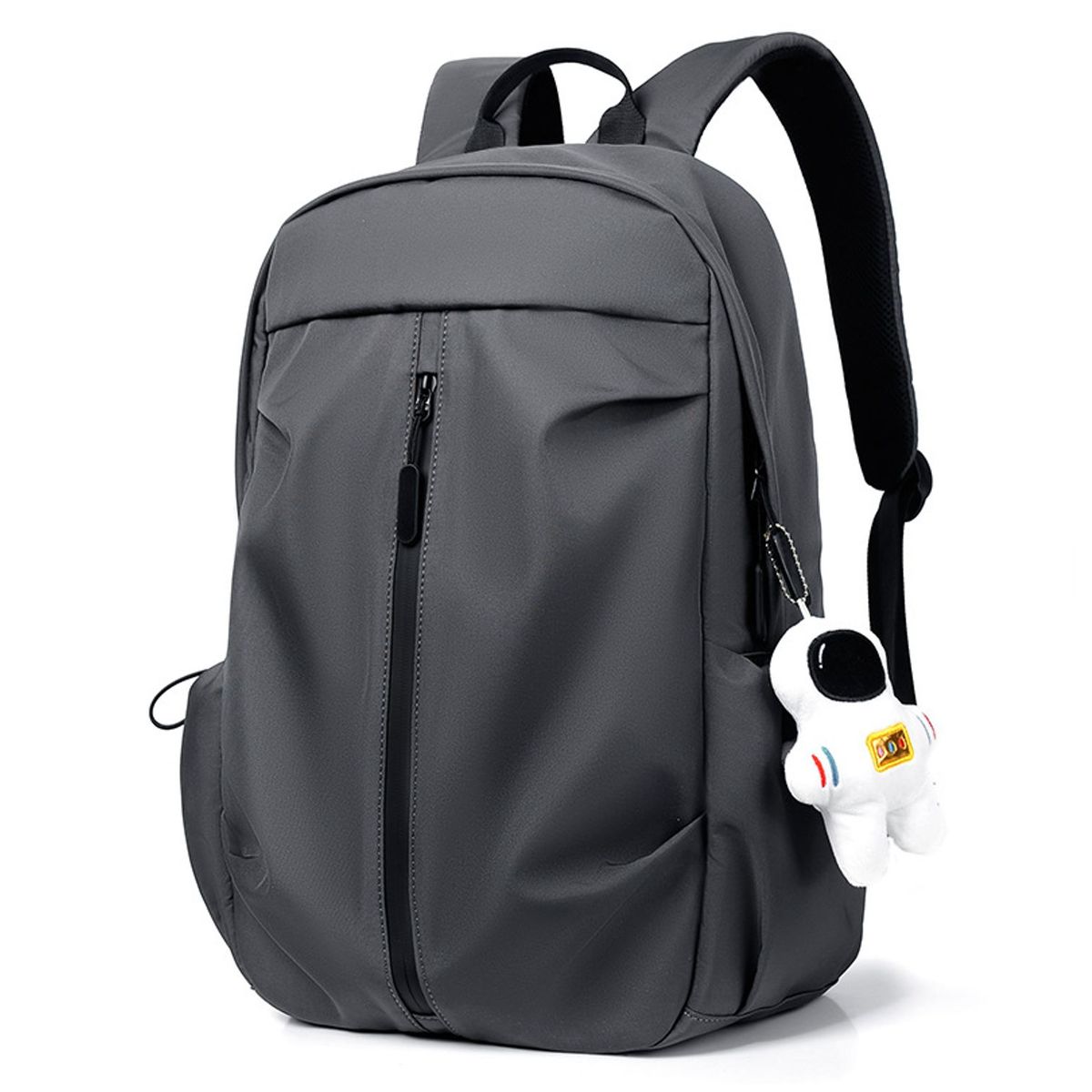 TIOZONEY - Mochila de gran capacidad en color liso-Gris