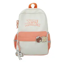 TIOZONEY - Mochila para estudiantes-Naranja