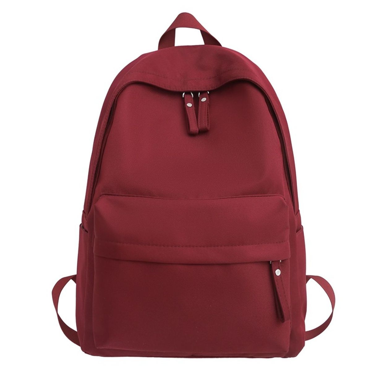 TIOZONEY - Mochila informal de color liso-Rojo