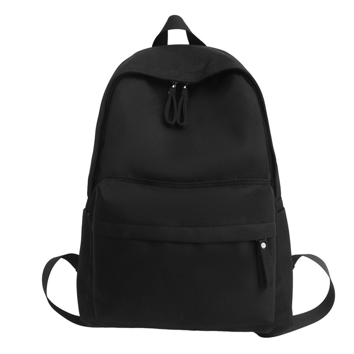 TIOZONEY - Mochila informal de color liso-Negro