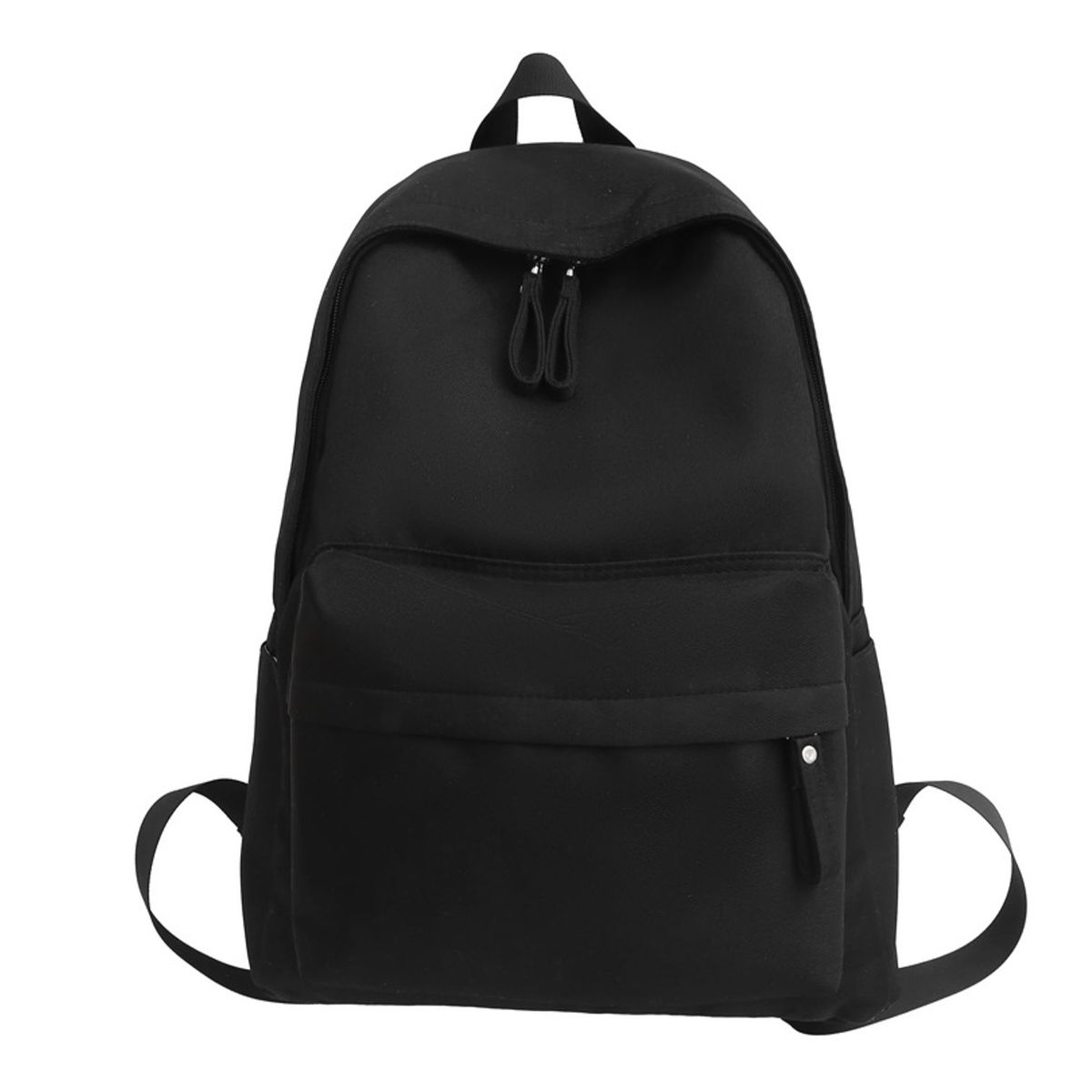 TIOZONEY - Mochila informal de color liso-Negro