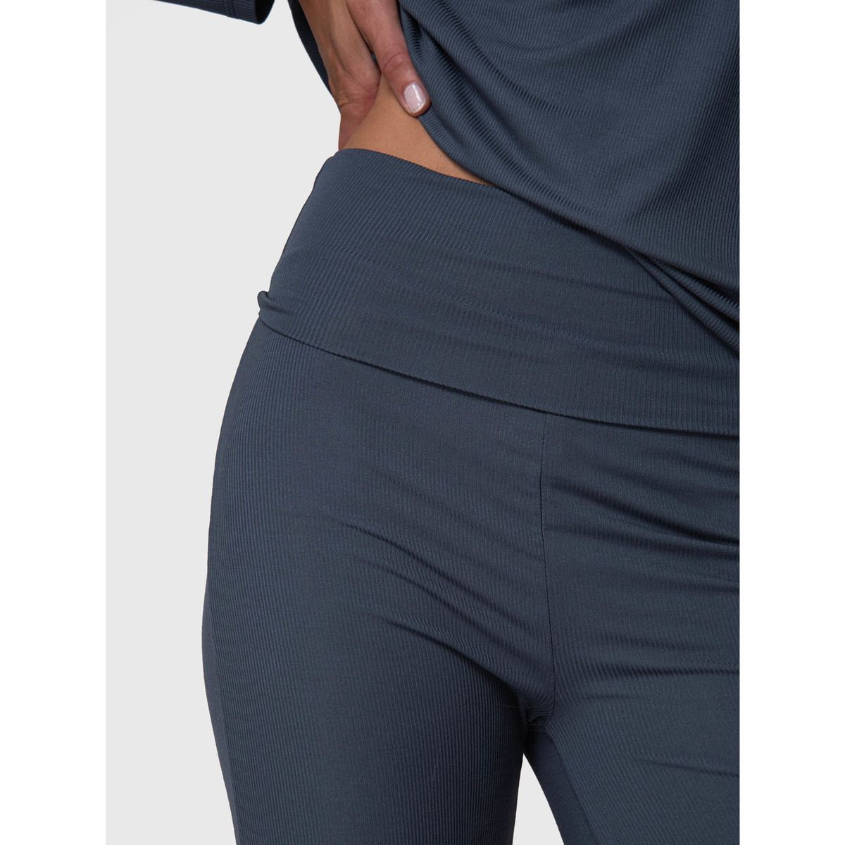 BSOUL - Pantalón Modal Rib Gris BSOUL