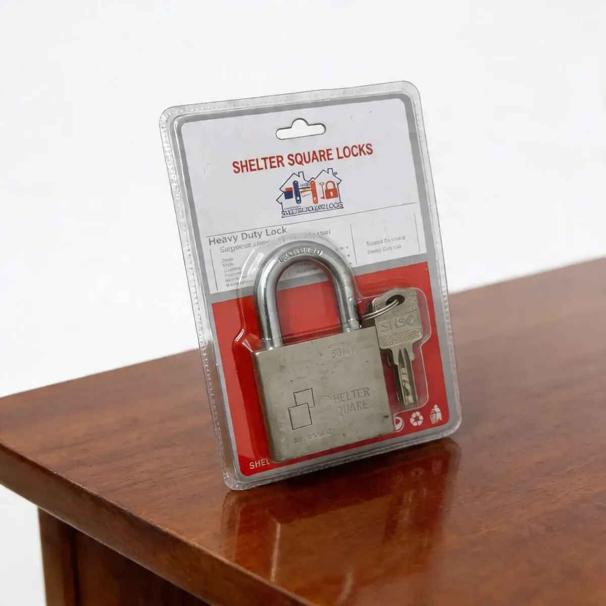 GENERICO - Candado De Seguridad 60mm Con 3 Llaves Alta Resistencia
