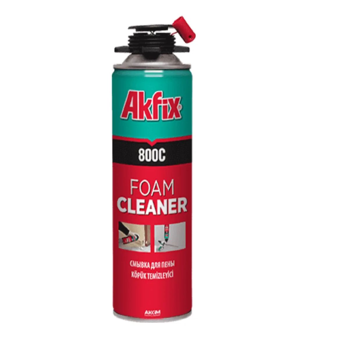AKFIX - Limpiador Espuma Poliuretano Akfix 800c For Pistola Superfie
