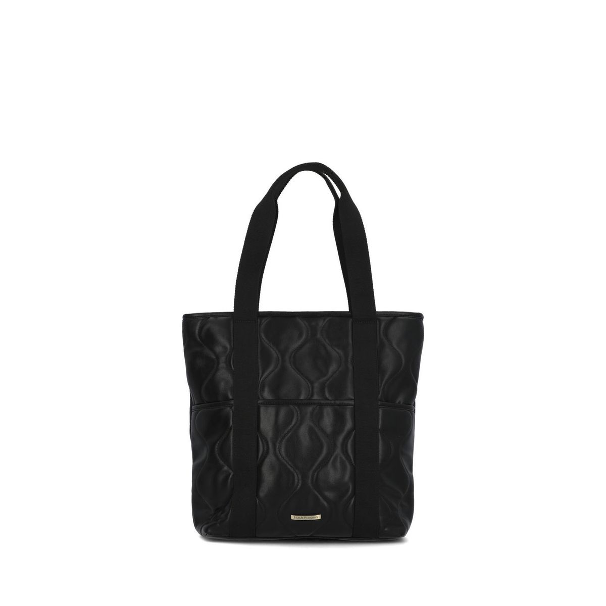 HUSH PUPPIES - Cartera Mujer Quilted Tote Negro HUSH PUPPIES