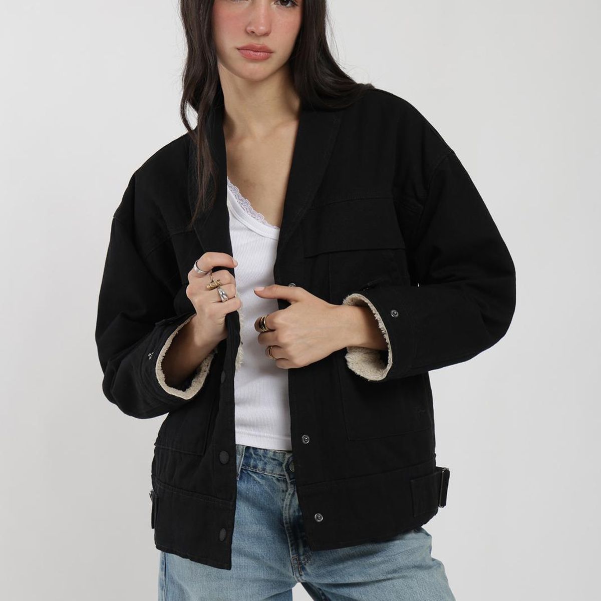 KAYA UNITE - Chaqueta Clásica Canvas Solid Mujer