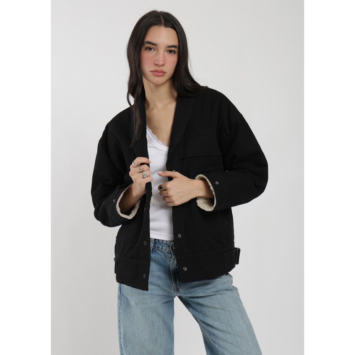 KAYA UNITE - Chaqueta Clásica Canvas Solid Mujer