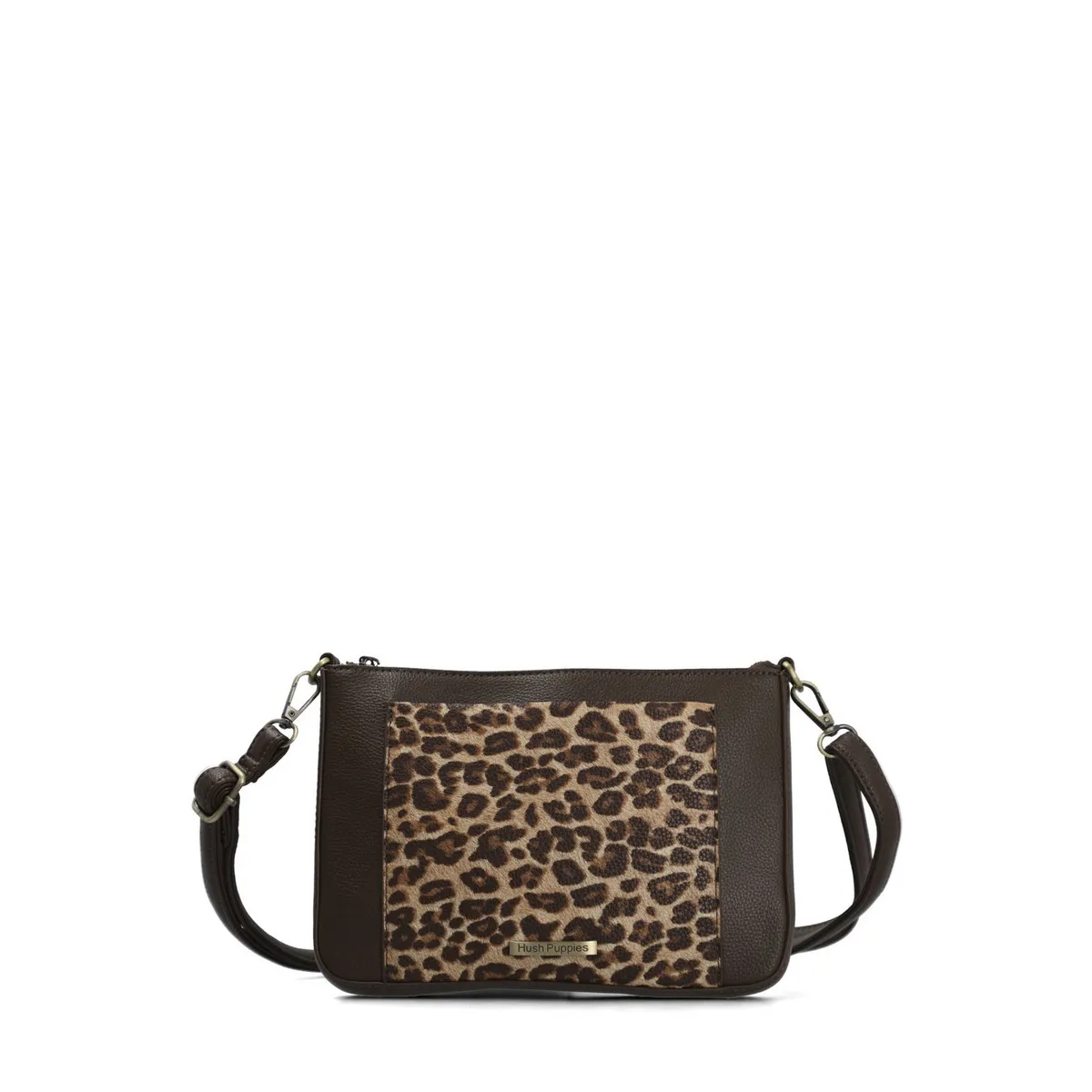 HUSH PUPPIES - Cartera Mujer Leonie Cross Café HUSH PUPPIES