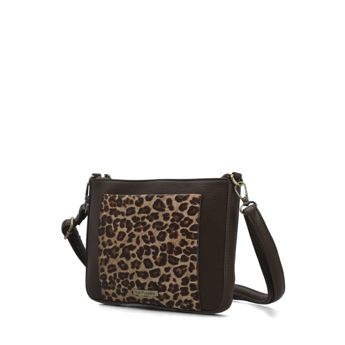 HUSH PUPPIES - Cartera Mujer Leonie Cross Café HUSH PUPPIES