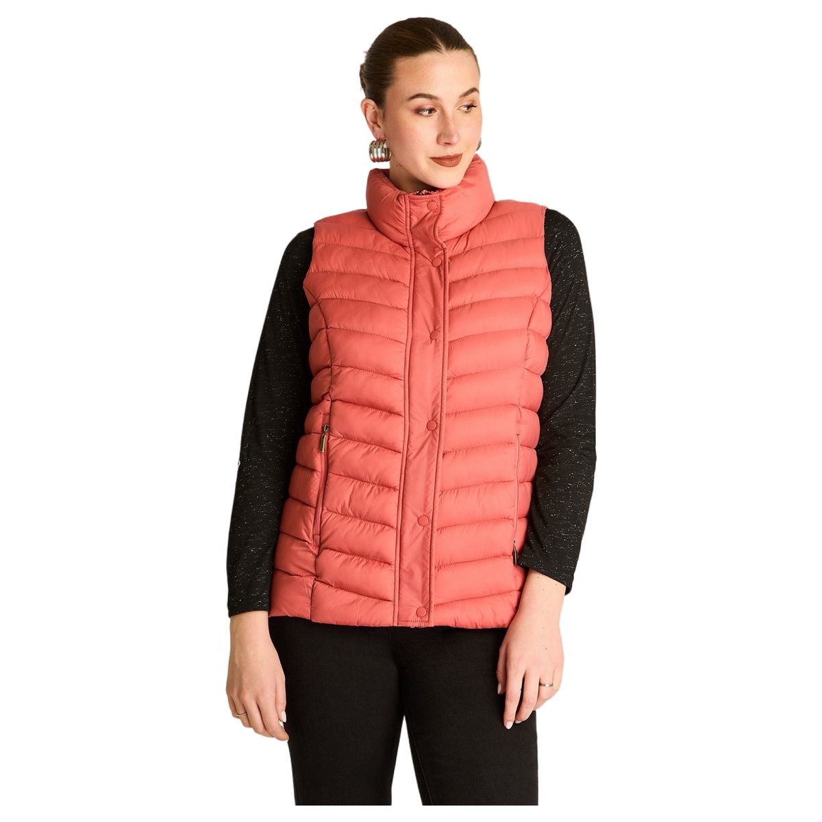 LORENZO DI PONTTI - Parka Sin Mangas Diseño Quilted
