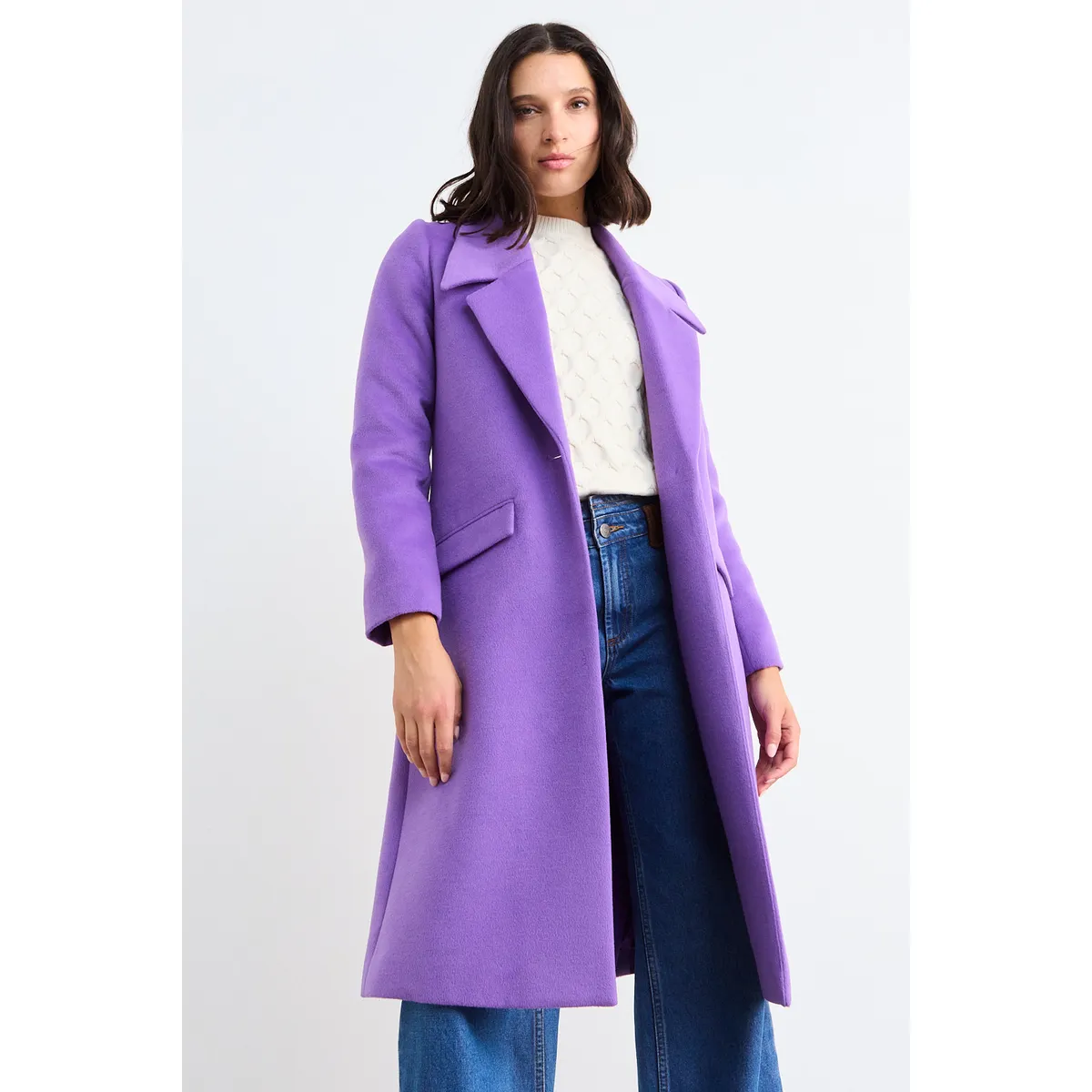 IO - Chaqueton Liso Mujer Morado Io