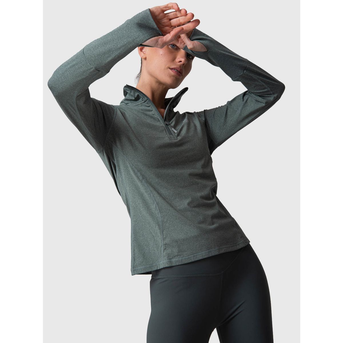 BSOUL - Polerón Half Zip Aloe Verde BSOUL