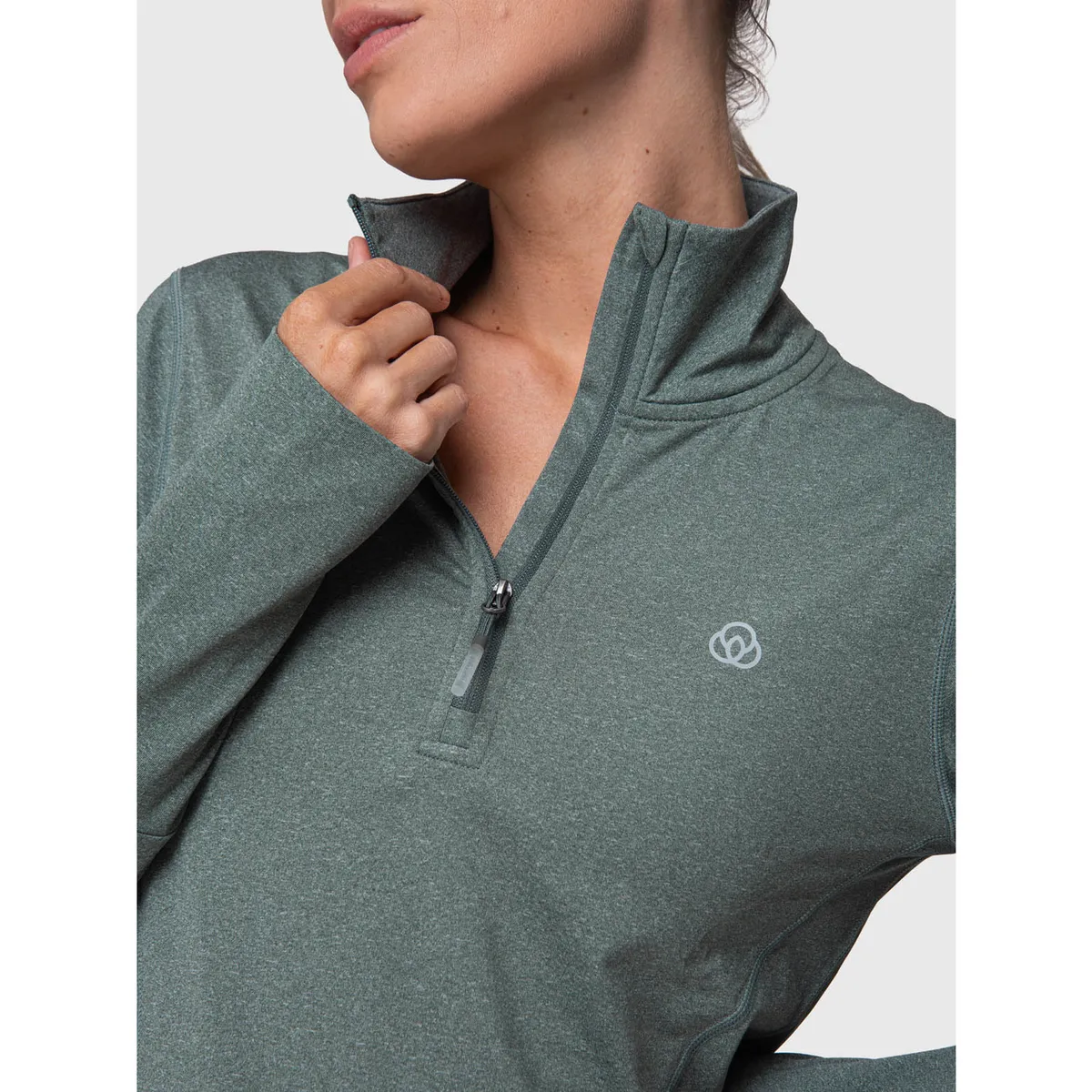 BSOUL - Polerón Half Zip Aloe Verde BSOUL