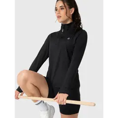 BSOUL - Polerón Half Zip Rec Negro