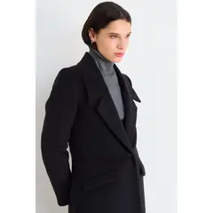 IO - Chaqueton Liso Mujer Negro
