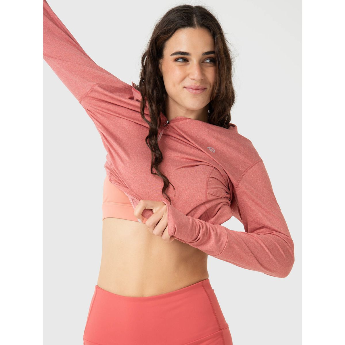 BSOUL - Polerón Half Zip Rec Rosado BSOUL