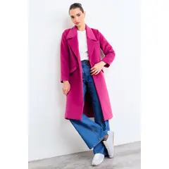 IO - Chaqueton Liso Mujer Fucsia