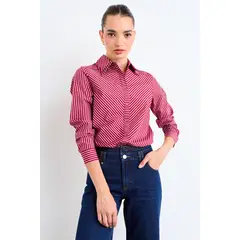 IO - Blusa Fantasia Mujer Burdeos