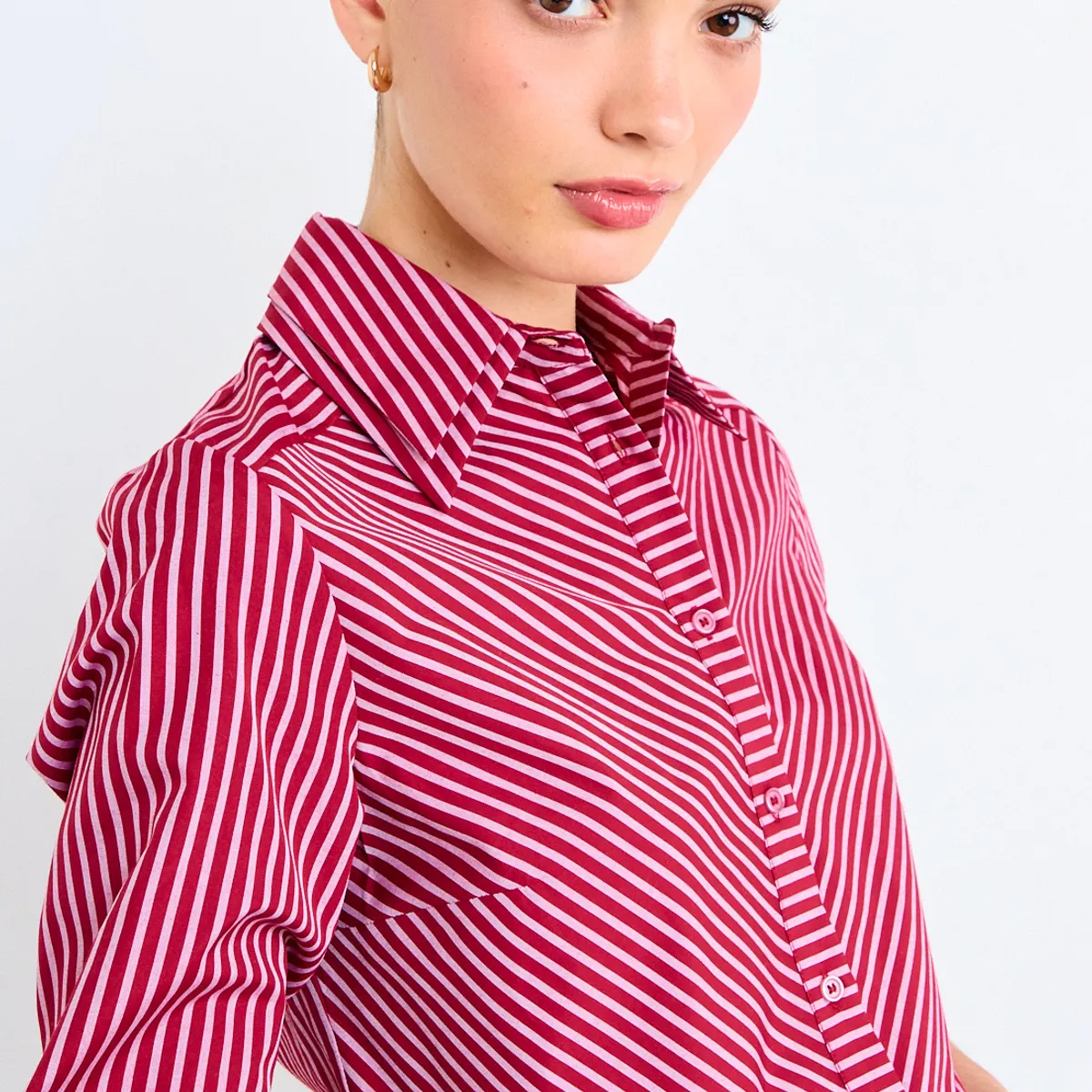 IO - Blusa Fantasia Mujer Burdeos Io