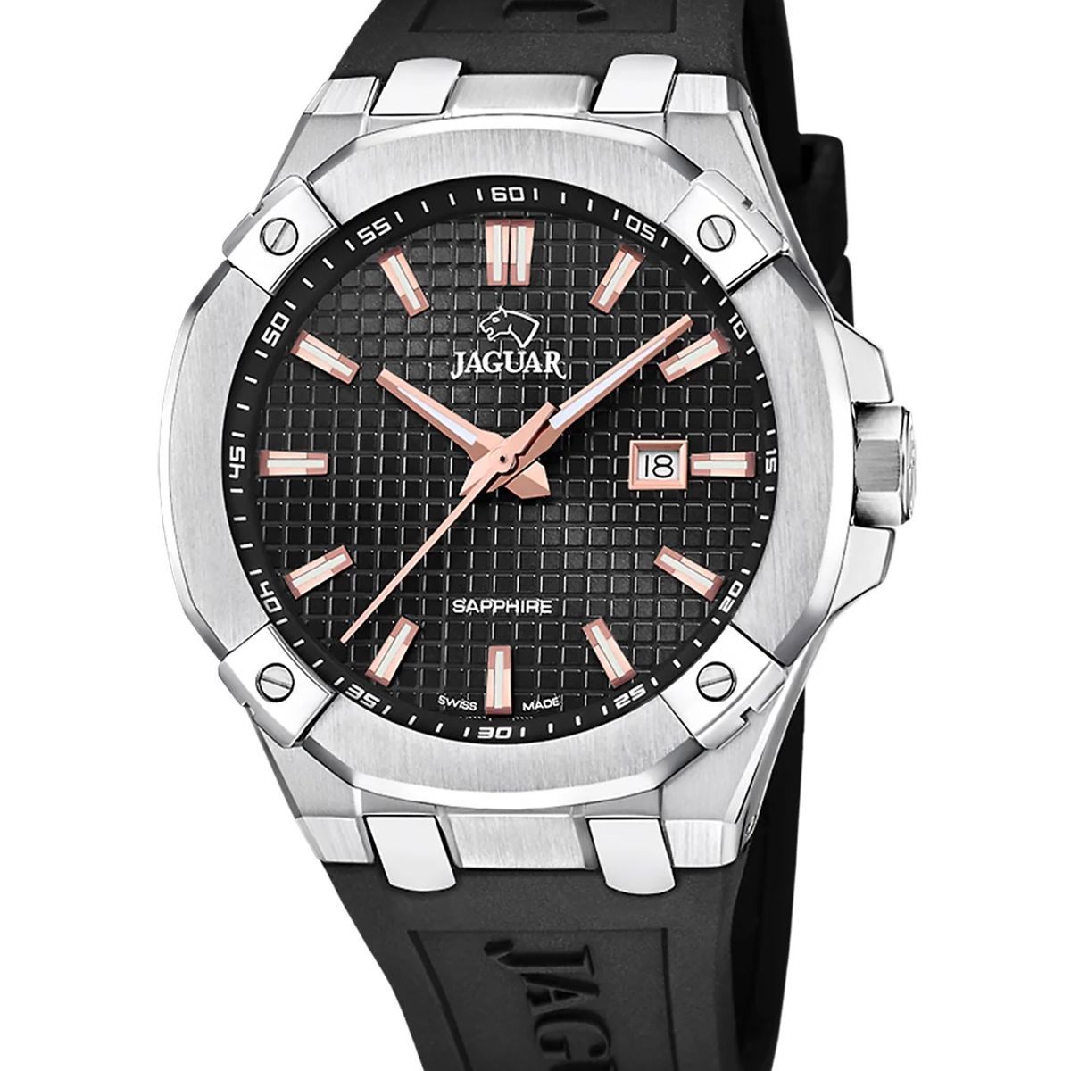 JAGUAR - Reloj Jaguar Swiss Negro Hombre Diplomatic J10104