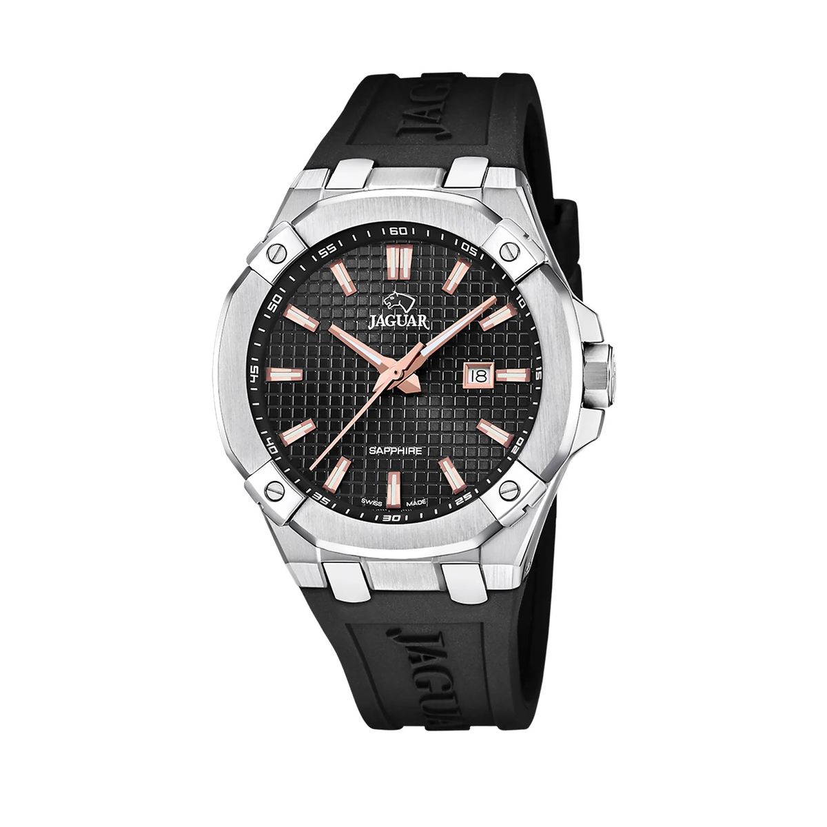 JAGUAR - Reloj Jaguar Swiss Negro Hombre Diplomatic J10104