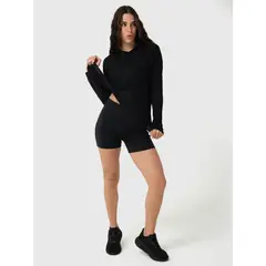 BSOUL - Polerón Modal Rib Negro