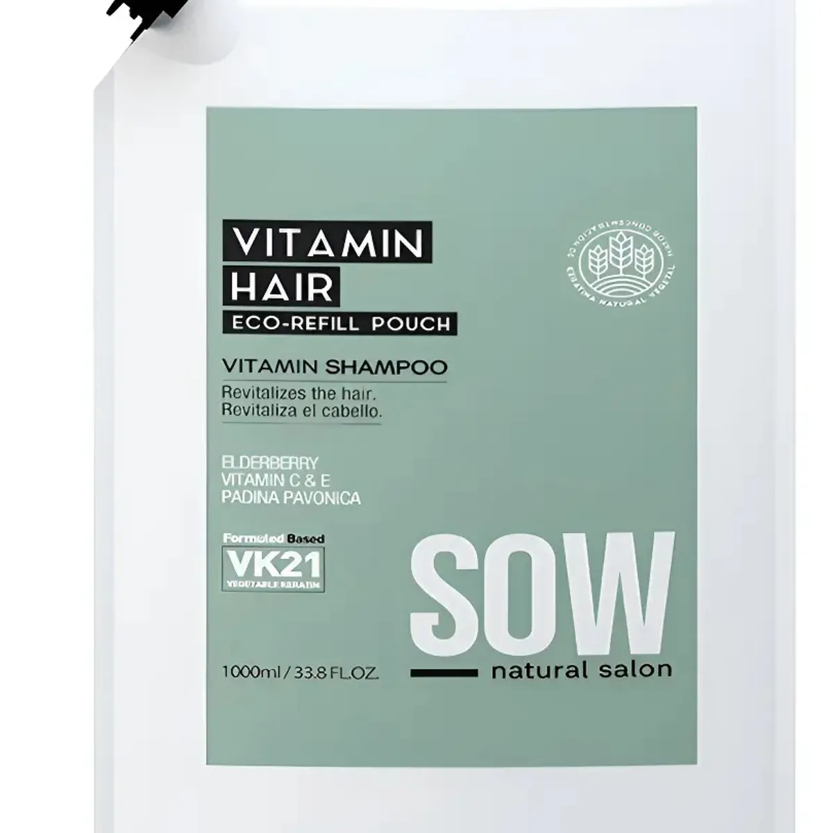 GENERICO - Shampoo Sow Vitamin Hair 1000ml Recarga