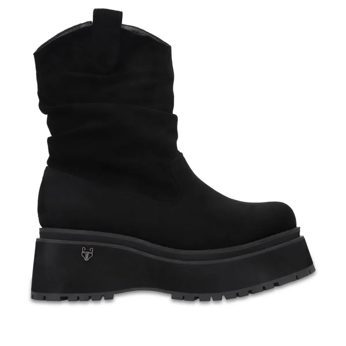GOTTA - Bota Plataforma Negra Mujer 1509G01