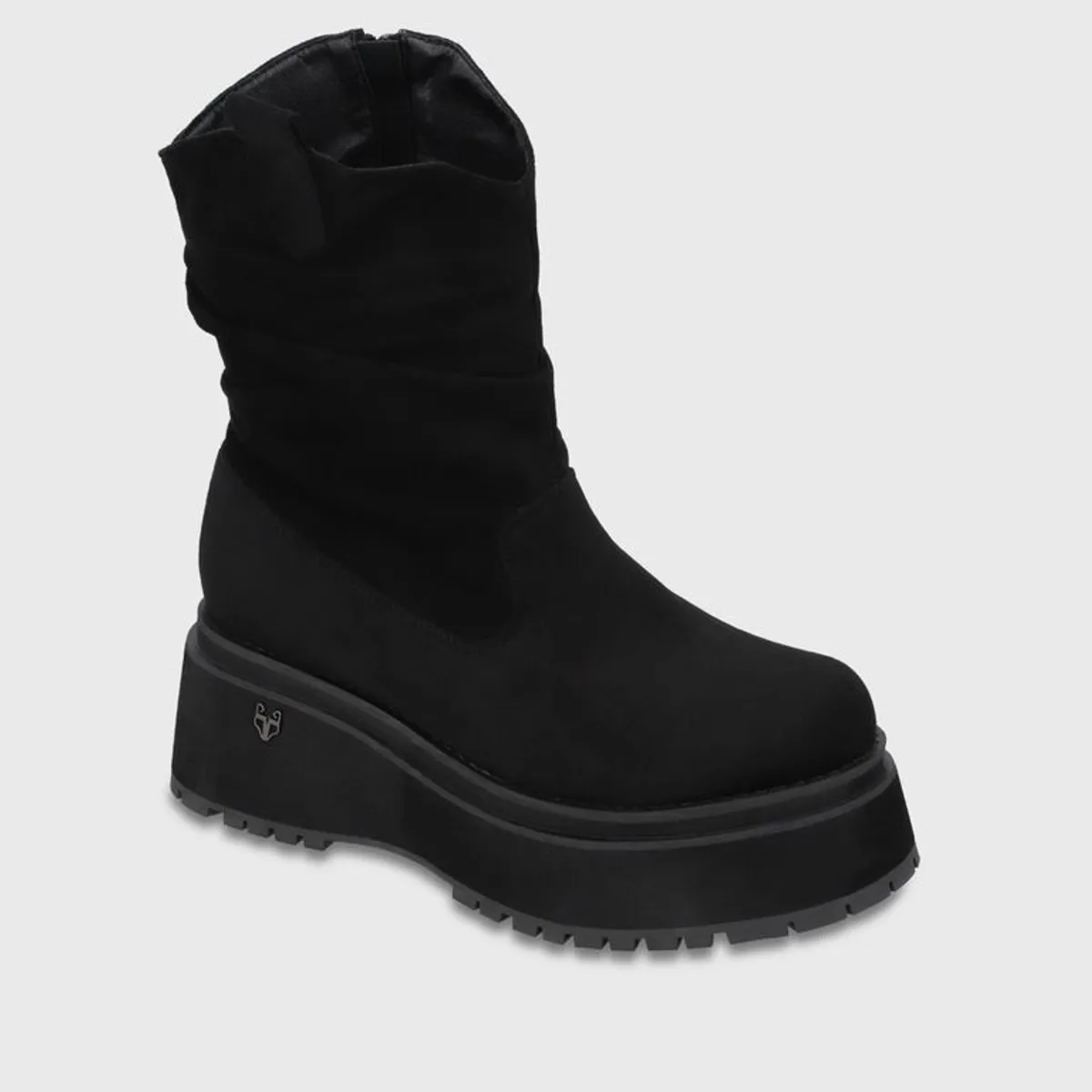 GOTTA - Bota Plataforma Negra Mujer 1509G01