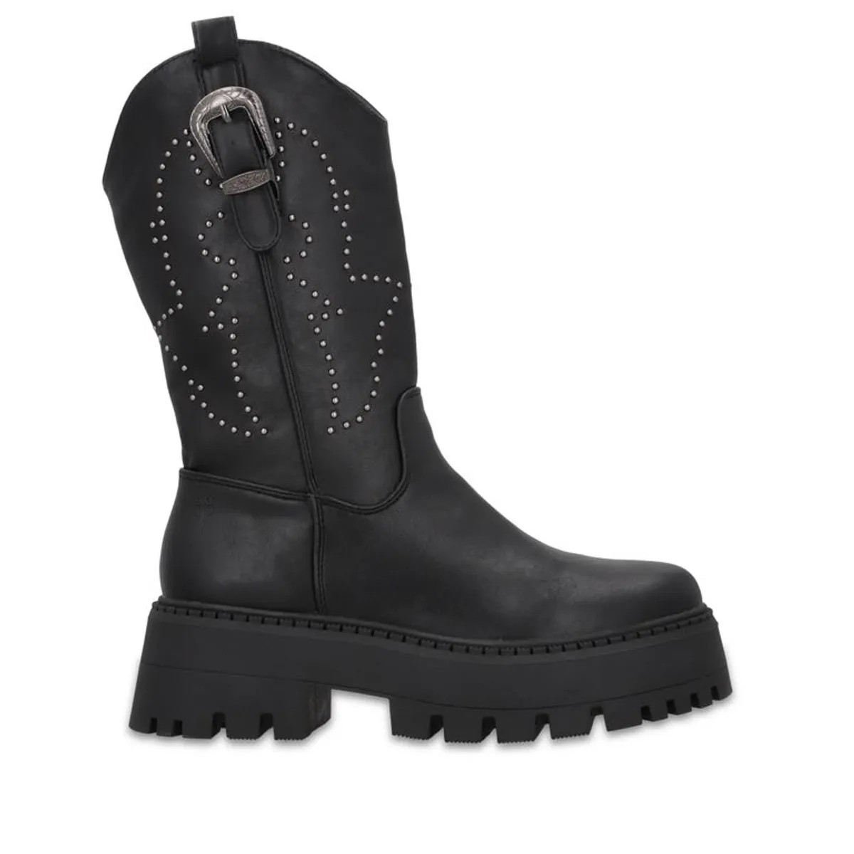 GOTTA - Bota Plataforma Negra Mujer 4580701