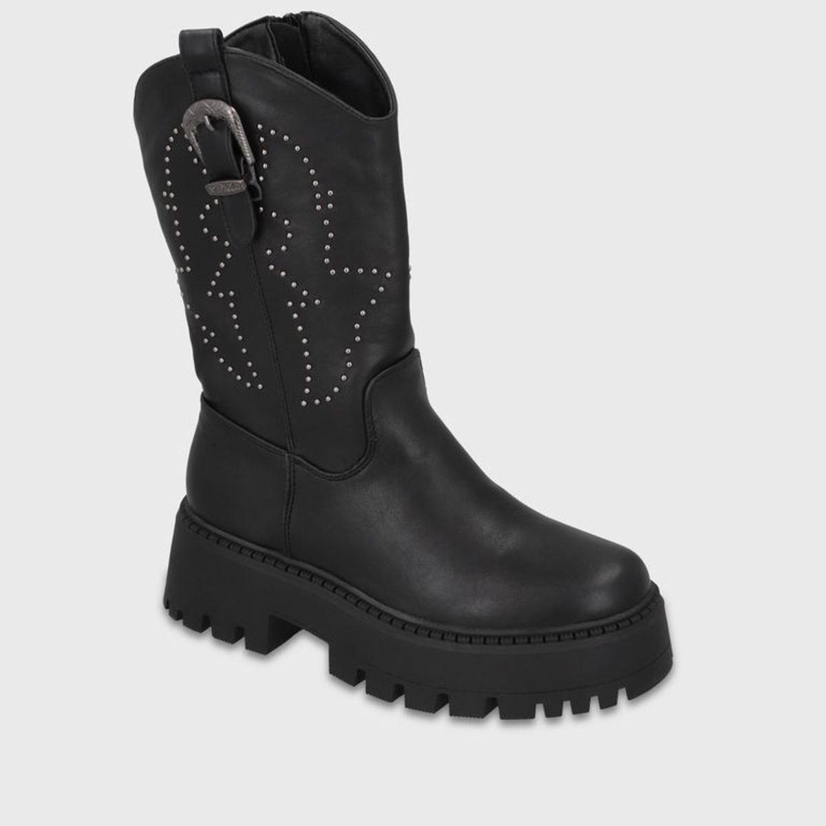GOTTA - Bota Plataforma Negra Mujer 4580701