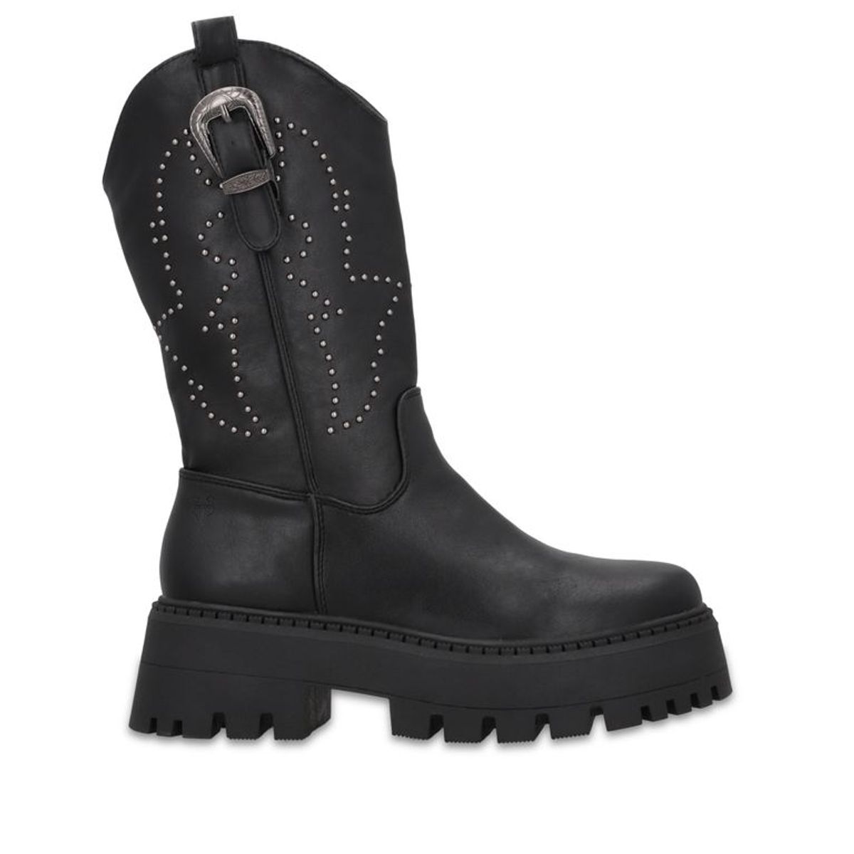GOTTA - Bota Plataforma Negra Mujer 4580701