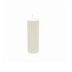 GENERICO - Velas decorativa de soja natural, vela de pilar minimalista 13.5 cm x 5 cm