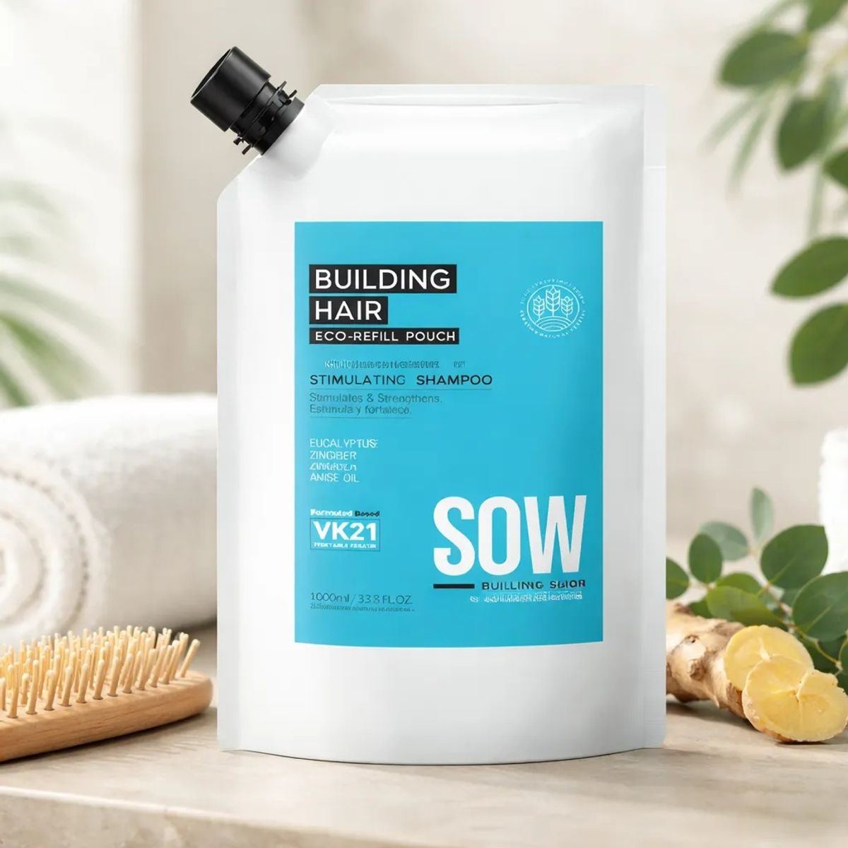 GENERICO - Shampoo Sow Stimulating 1000ml Recarga