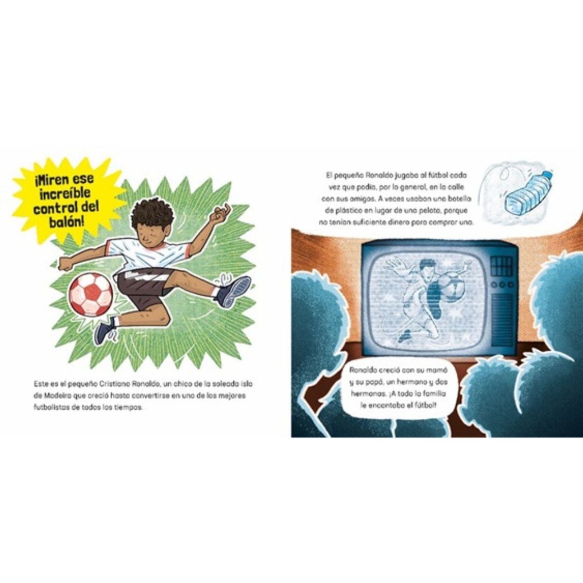 VERGARA Y RIBA - LIBRO  ESTRELLAS DEL FÚTBOL RONALDO