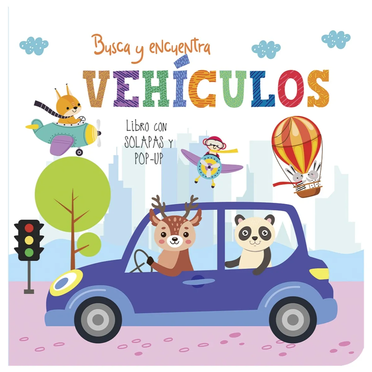 LATINBOOKS - LIBRO BUSCA Y ENCUENTRA - VEHÍCULOS - POP UP