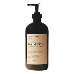 MADISON - Jabón Líquido 500 ml Saint Sandal - negro