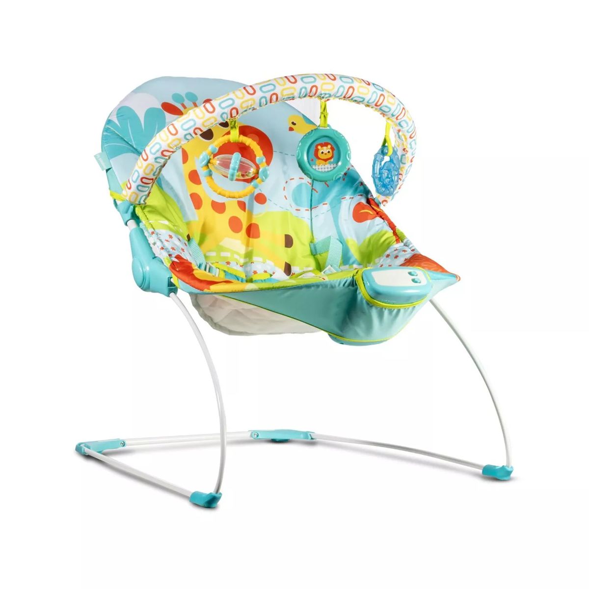 PIKABOO - SILLA NIDO TIPO BOUNCER SELVA EN AZUL