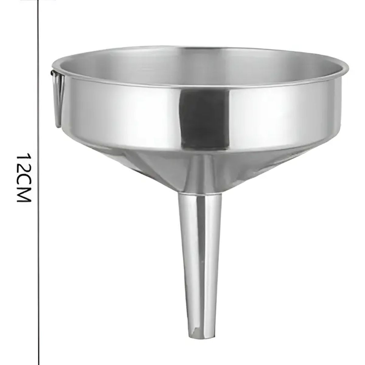GENERICO - Embudo De Acero Inoxidable 12cm Para Cocina Y Líquidos