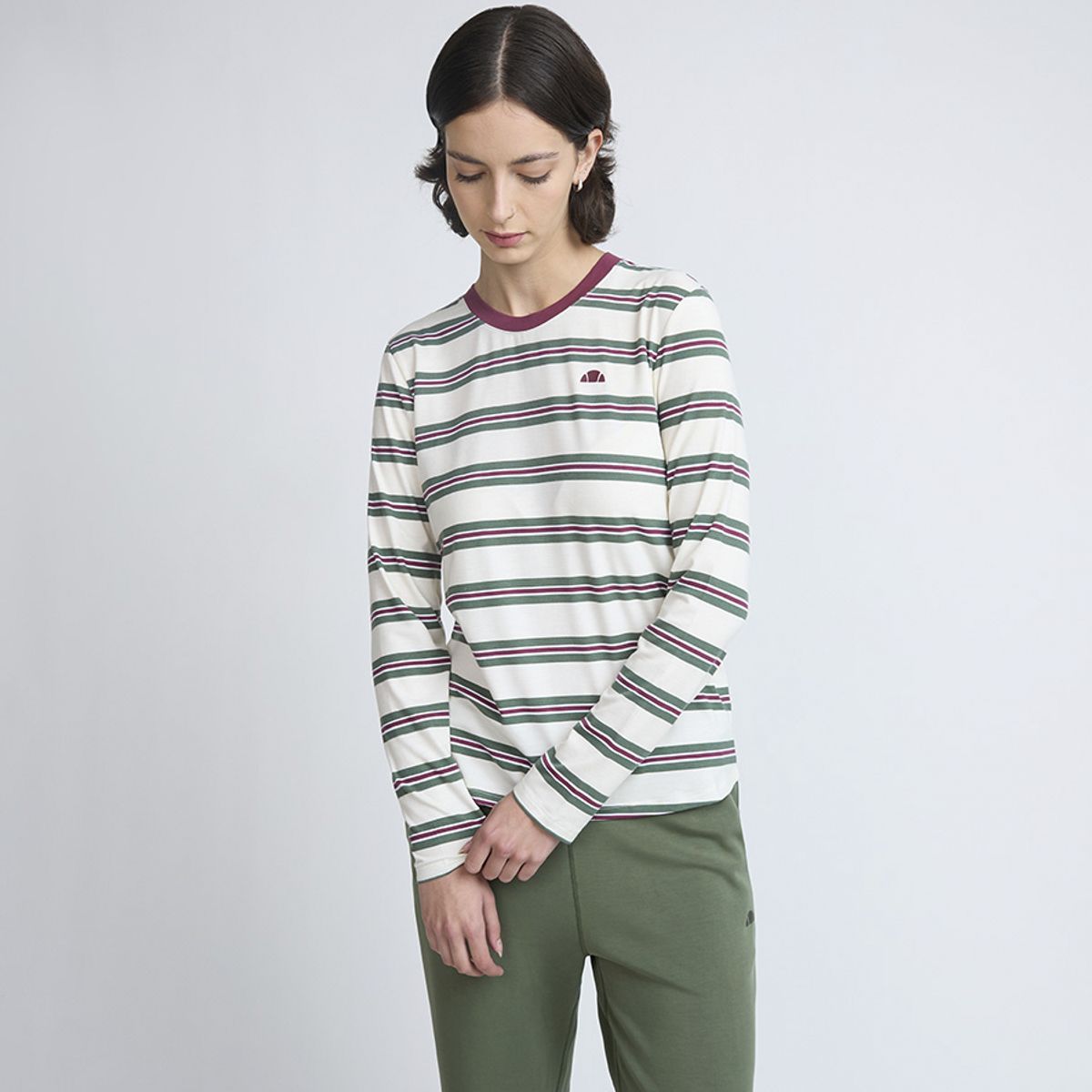 ELLESSE - POLERA MUJER ELLESSE LILY CREMAVERDE